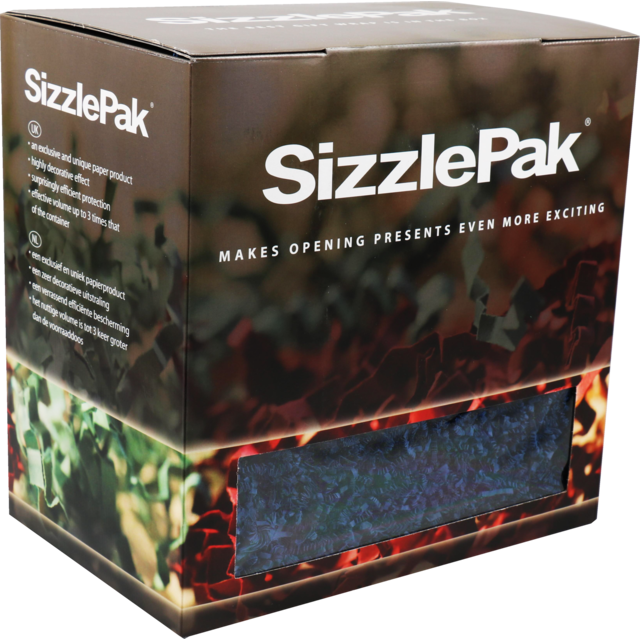 SizzlePak® Vulmateriaal, papier, 1.25kg, blauw 1