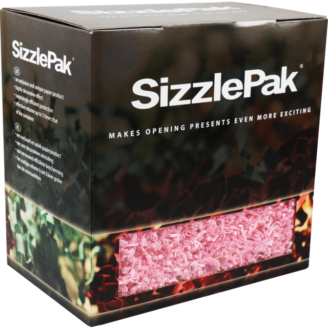 SizzlePak® Vulmateriaal, papier, 1.25kg, roze 1