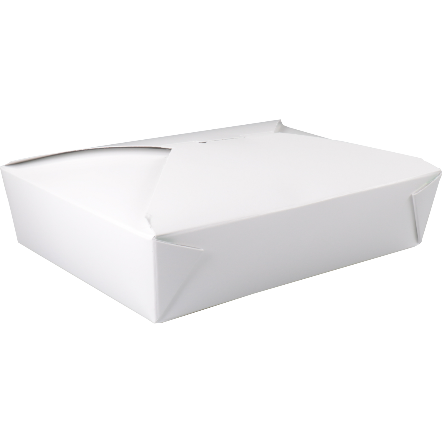 Fold-Pak Bak, Karton + PE, 1470ml, oosterse maaltijdbak, 216x159x48mm, wit 1