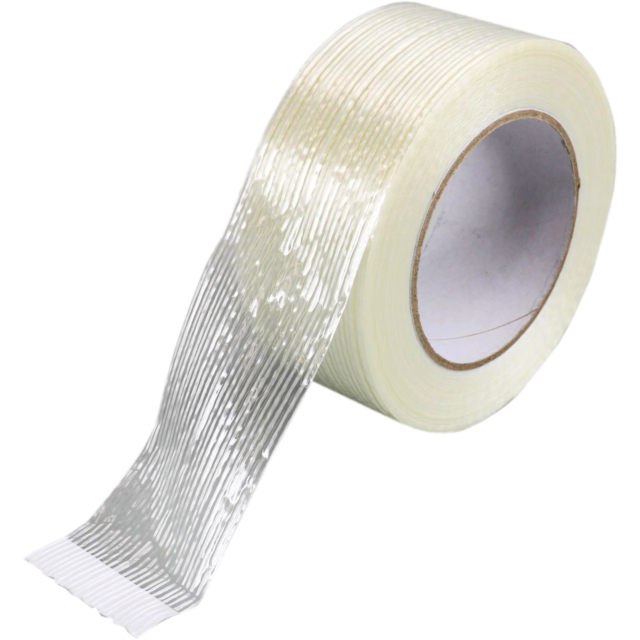  Versterkte tape, PVC, 50mm, 50m, transparant 1