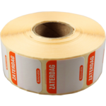 Label, Daglabel za, papier, beschrijfbaar, 25x25mm, oranje