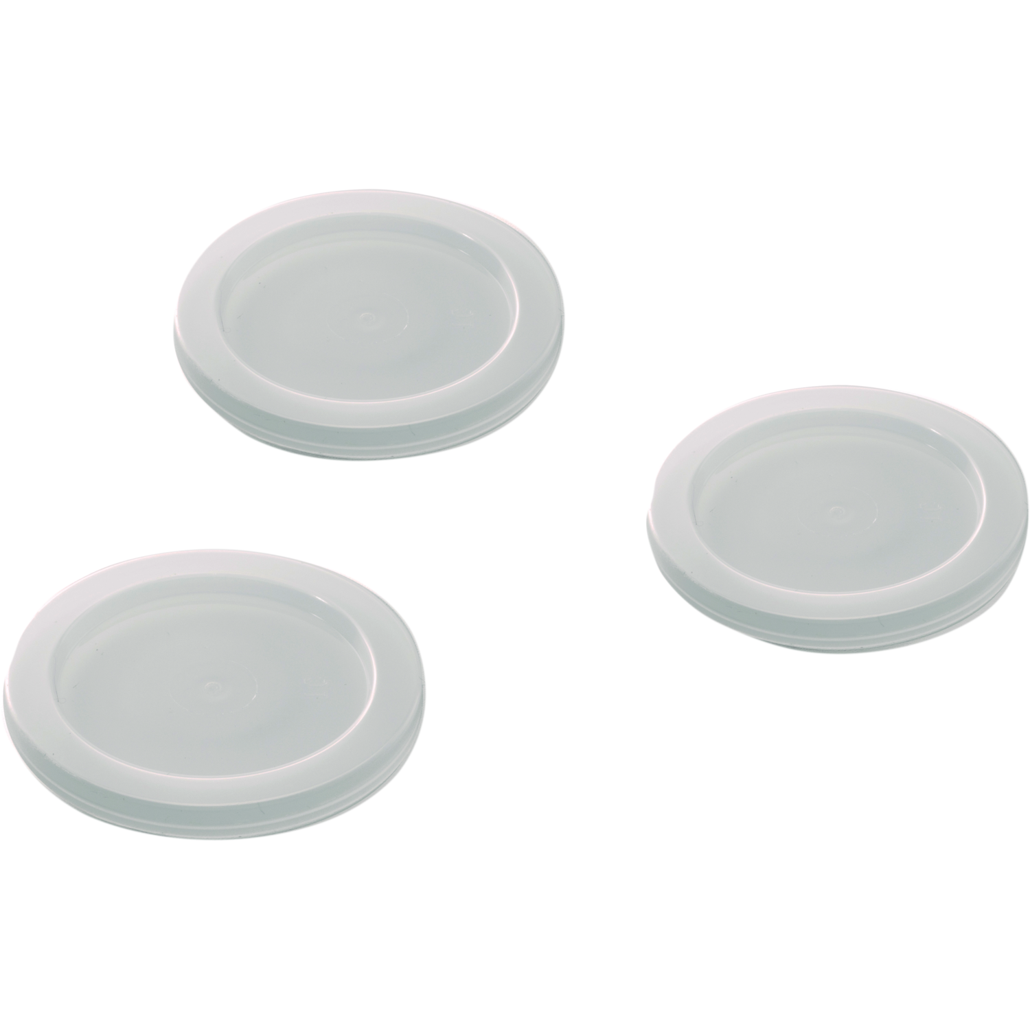 Deksel, botercup, LDPE, rond, Ø47mm, transparant 1