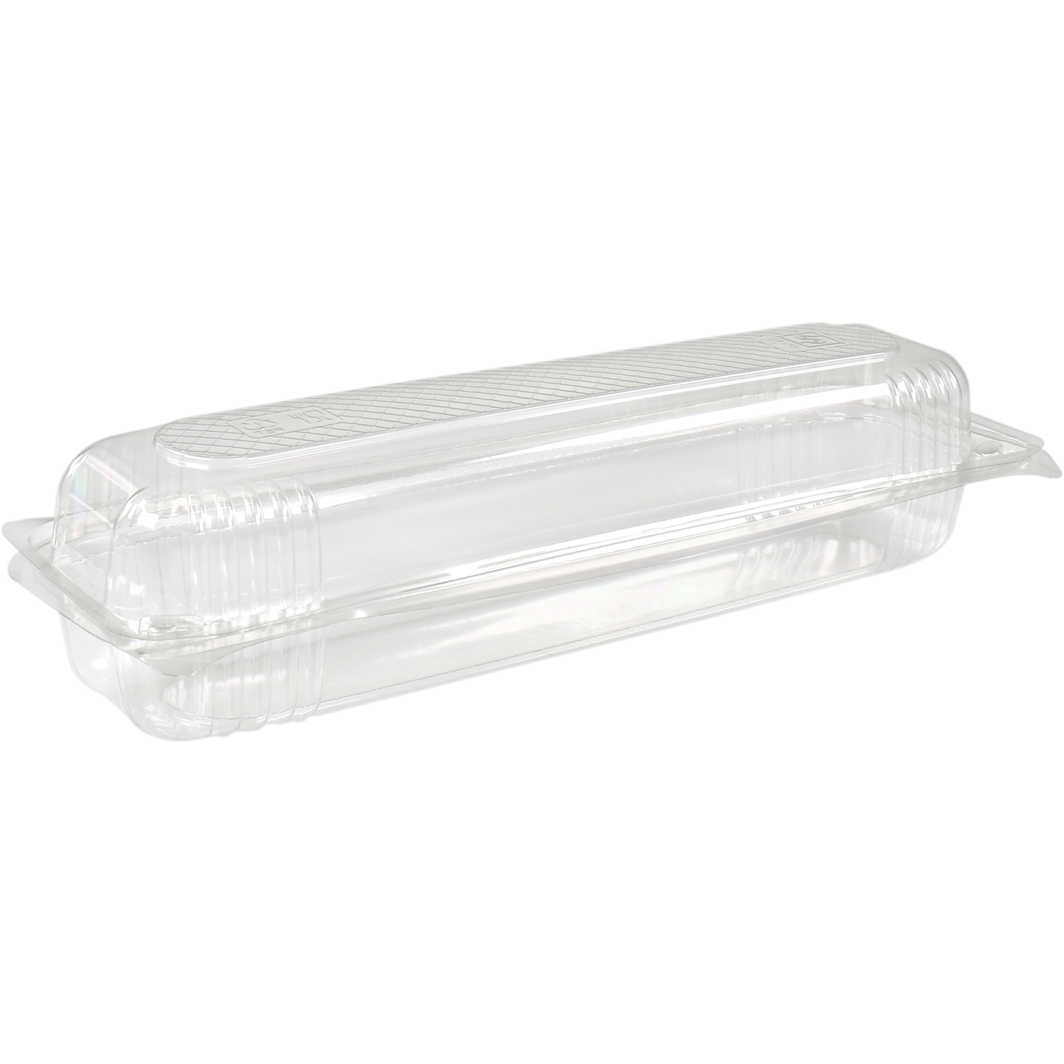 Baguetteverpakking, 325x87x63mm, gerecycled PET, transparant 1