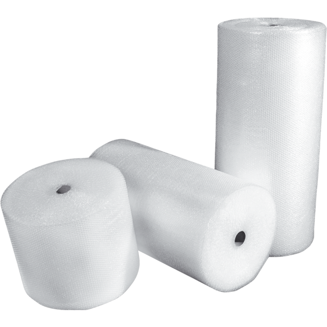 Folie, luchtkussenfolie, LDPE, 150cm, 150m, 80my, 4mm, transparant 1