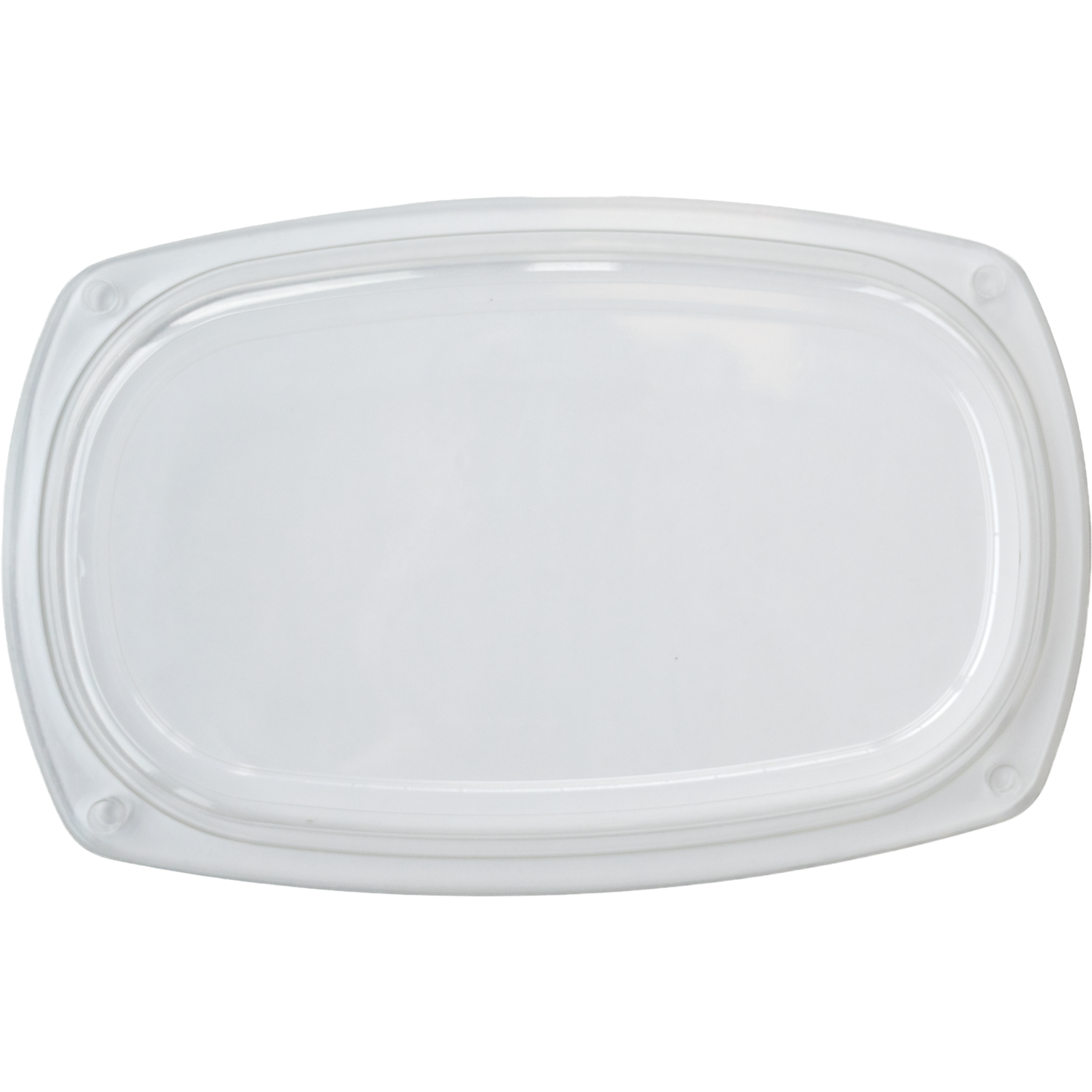 Deksel, cateringschaal, Gerecycled PET, 295x190x transparant 2