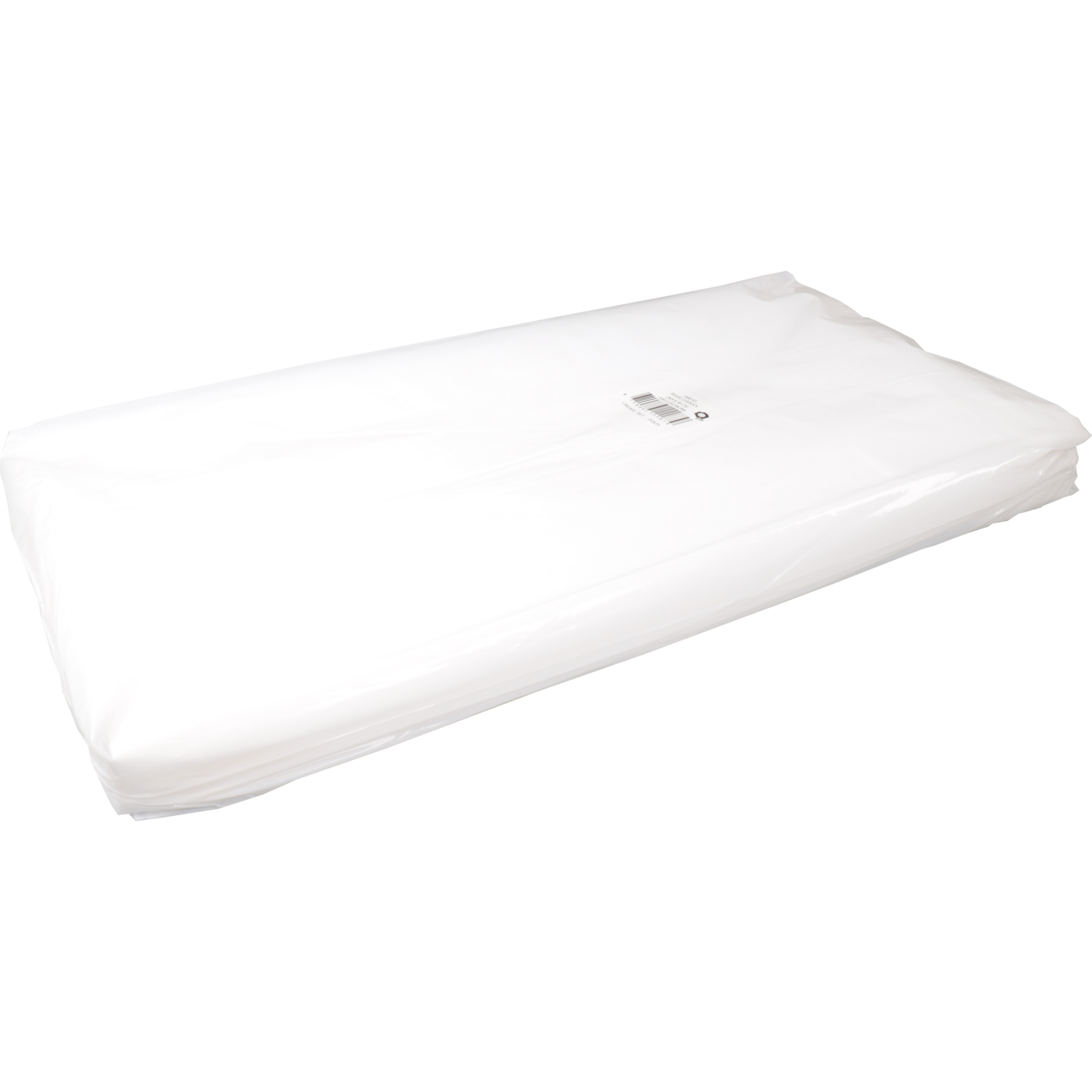 Top Quality Zak, Zijvouwzak, HDPE, 28/ 8x56cm, transparant 3
