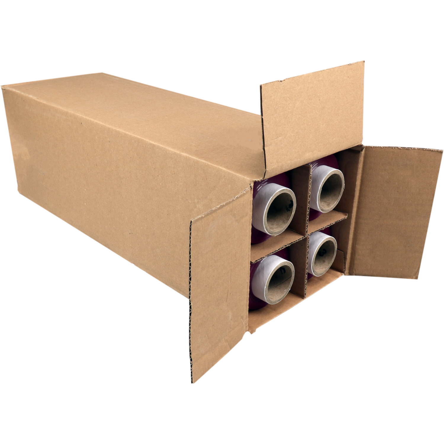 Folie, rekfolie ongeperforeerd, PVC, 45cm, 300m, 8my, transparant 2
