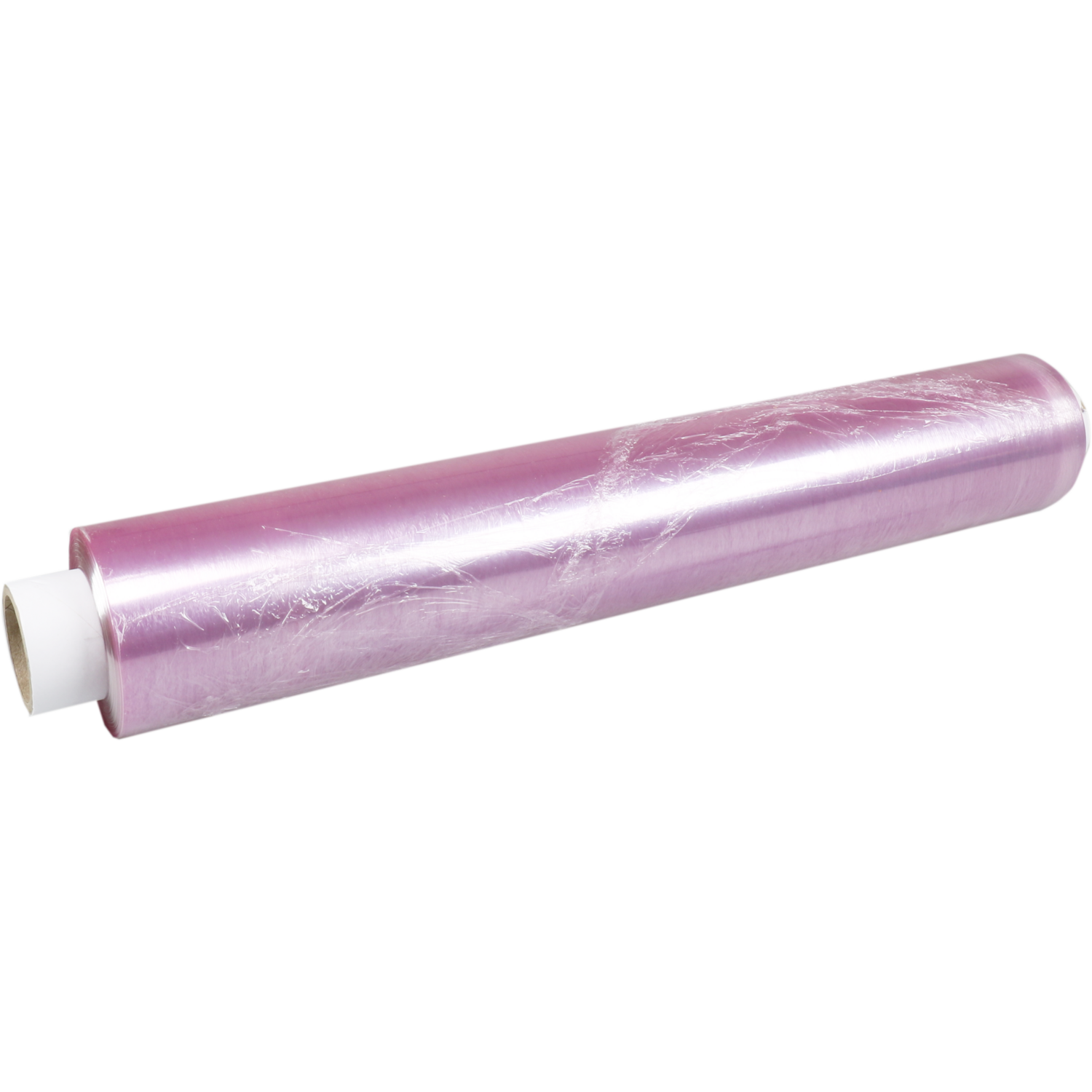 Folie, rekfolie ongeperforeerd, PVC, 45cm, 300m, 8my, transparant 1