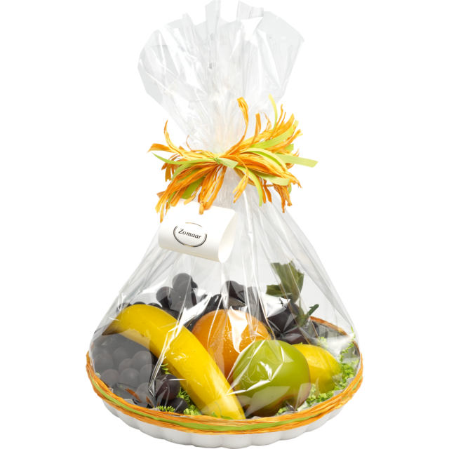 Folie, fruitmandfolie, OPP, 50cm, 500m, 25my, transparant 2