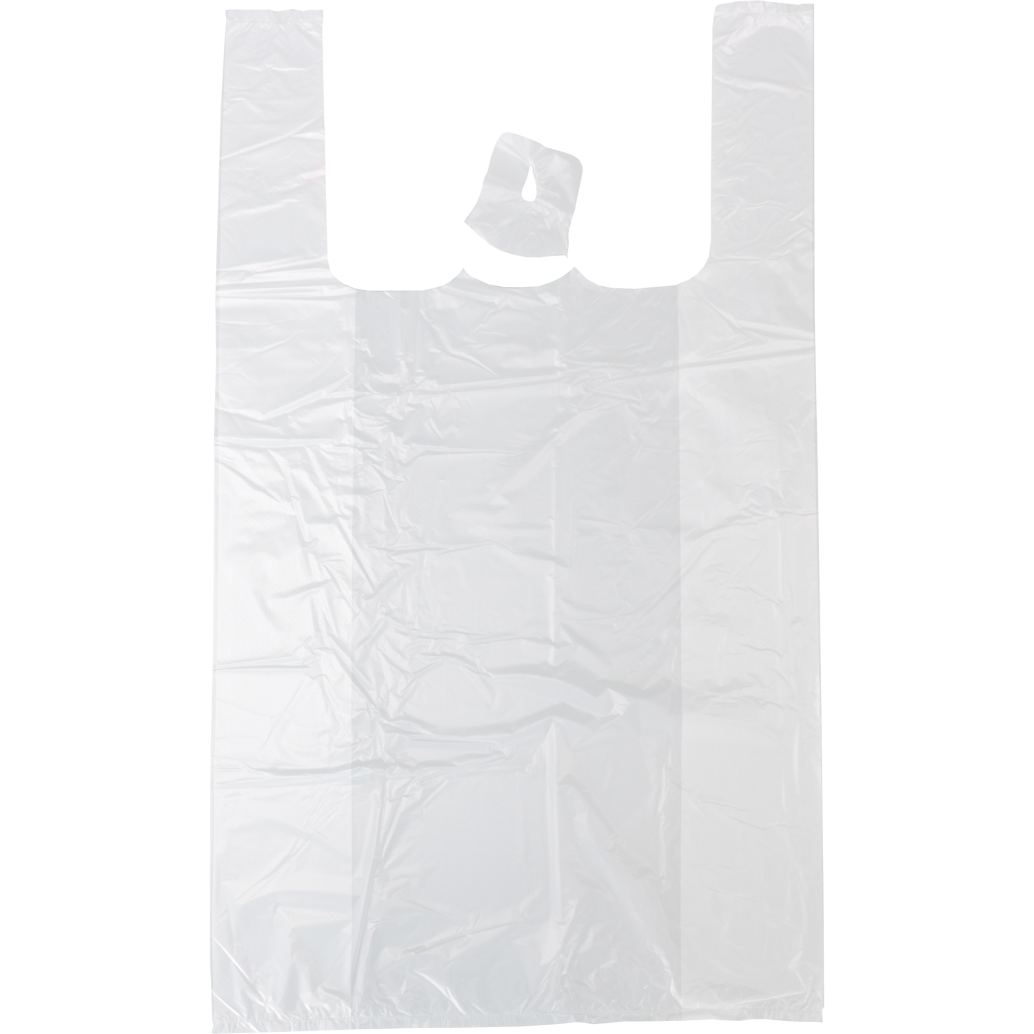 Top Quality Tas, HDPE, geblokt, 27x 6x48cm, hemddraagtas, wit 1