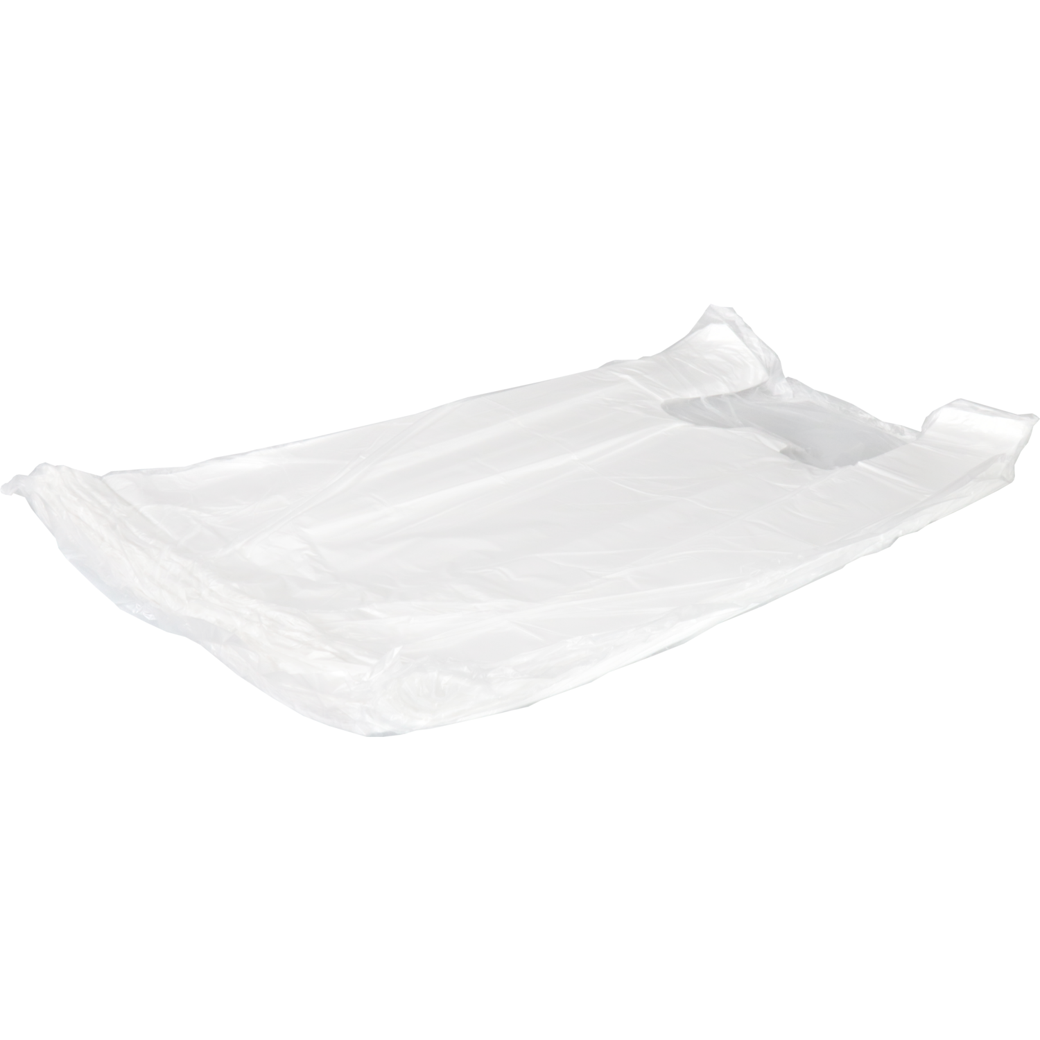 Top Quality Tas, HDPE, 30x 2x10x60cm, hemddraagtas, wit 3
