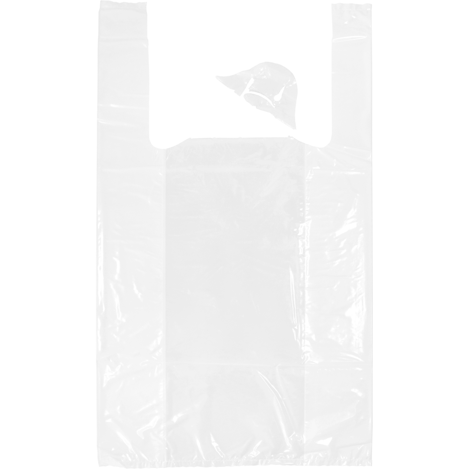 Tas, LLDPE, geblokt, 27x 6x48cm, hemddraagtas, wit 1