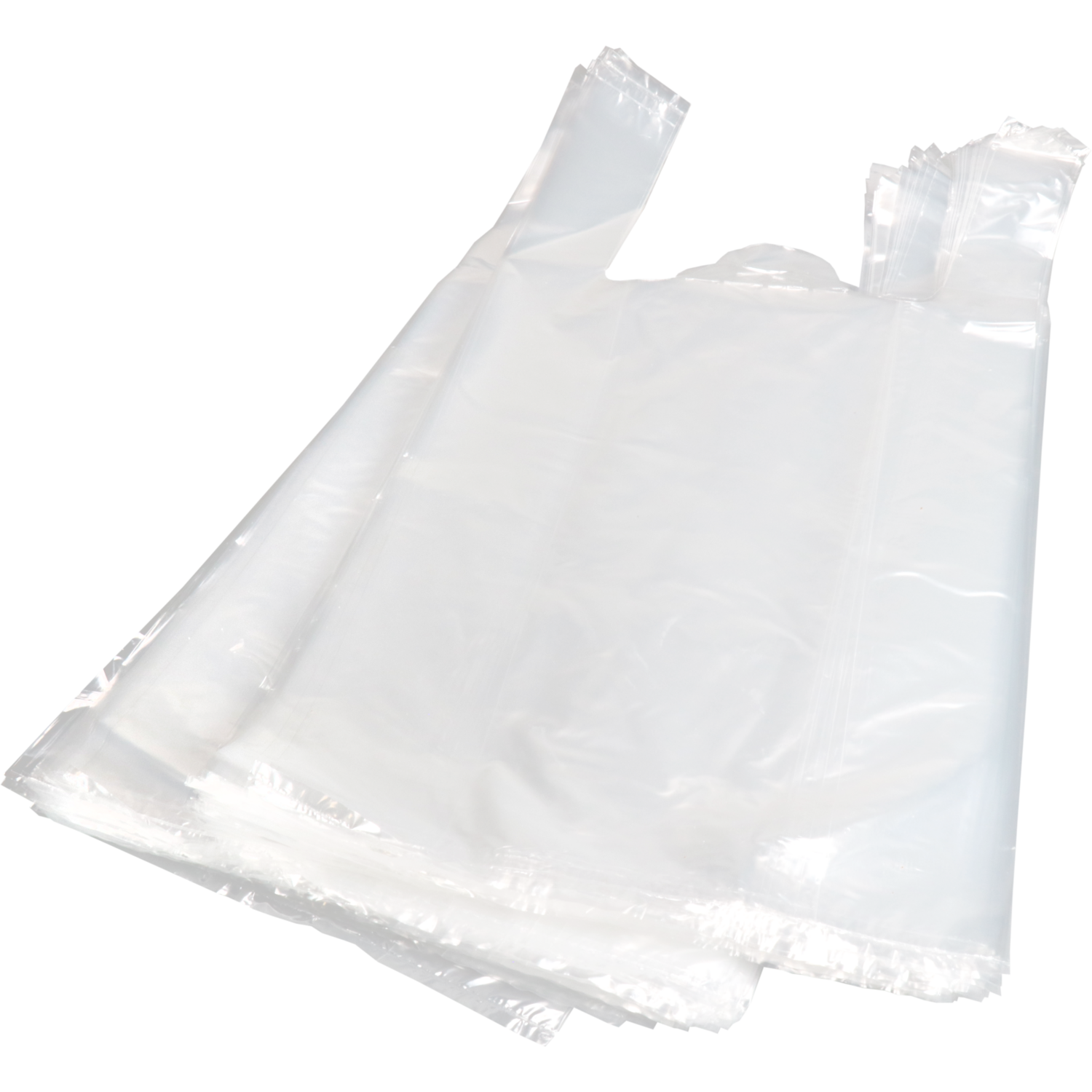 Tas, LDPE, geblokt, 25x 6x50cm, hemddraagtas, transparant 2