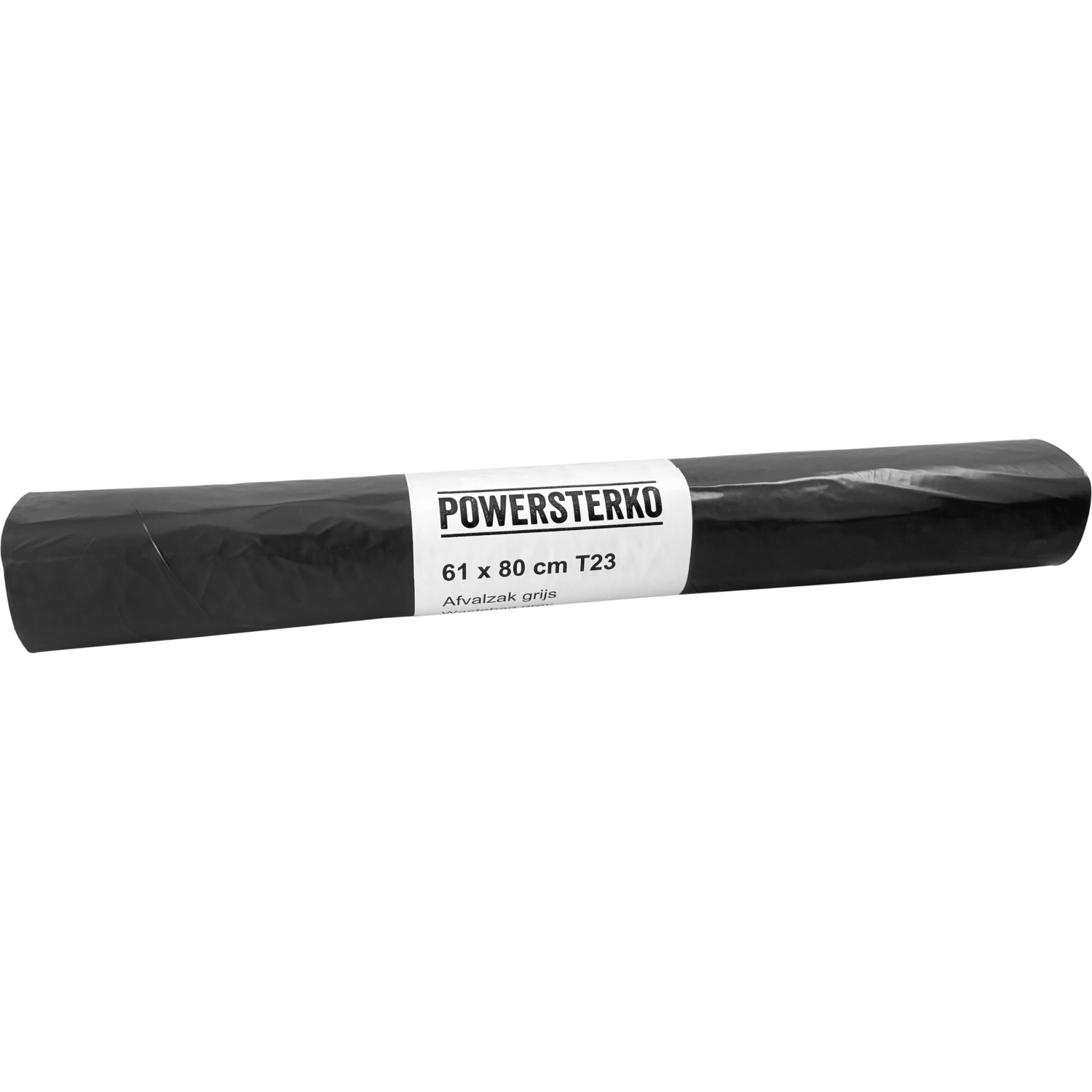 PowerSterko Afvalzak, HDPE, 61x80cm, T23, grijs 1
