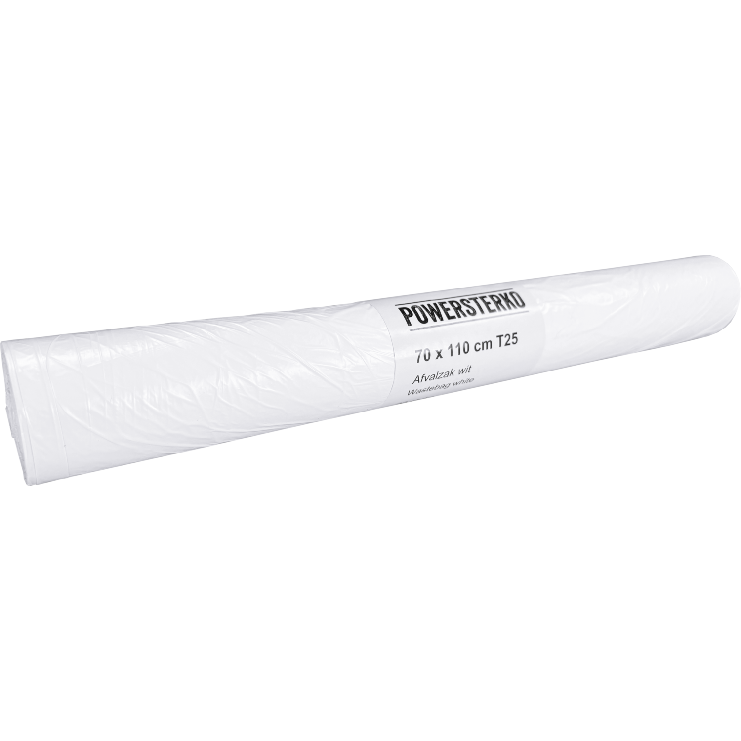 PowerSterko Afvalzak, HDPE, 70x110cm, T25, wit 1