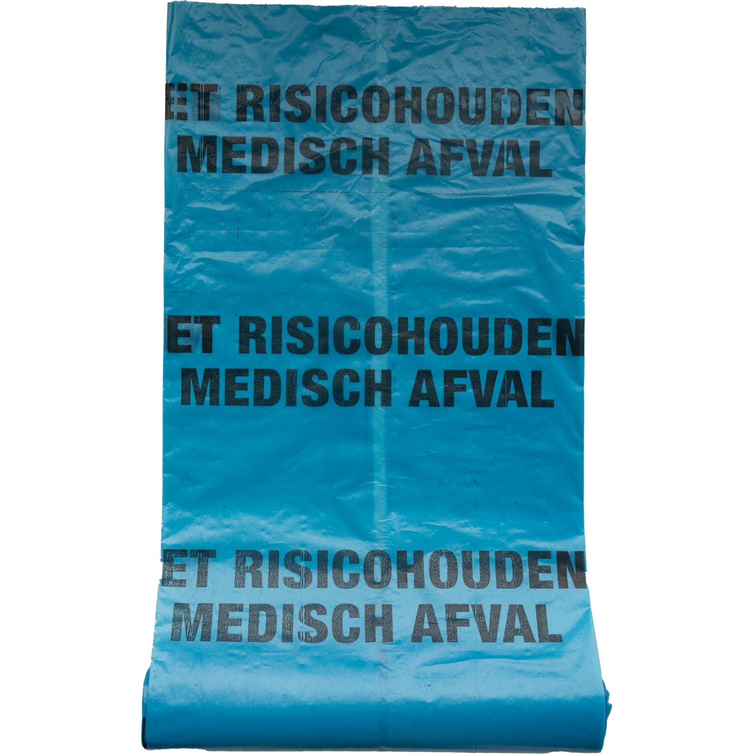 PowerSterko Afvalzak, Gerecycled LDPE, 60x90cm, T30, blauw 3