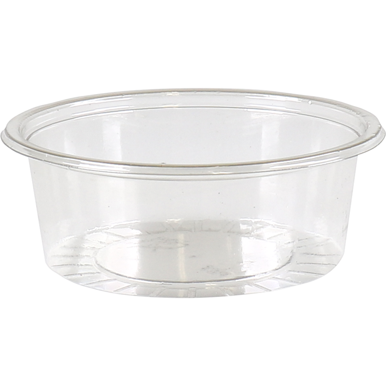Cup, 50ml, Ø 75mm, gerecycled PET, transparant 1