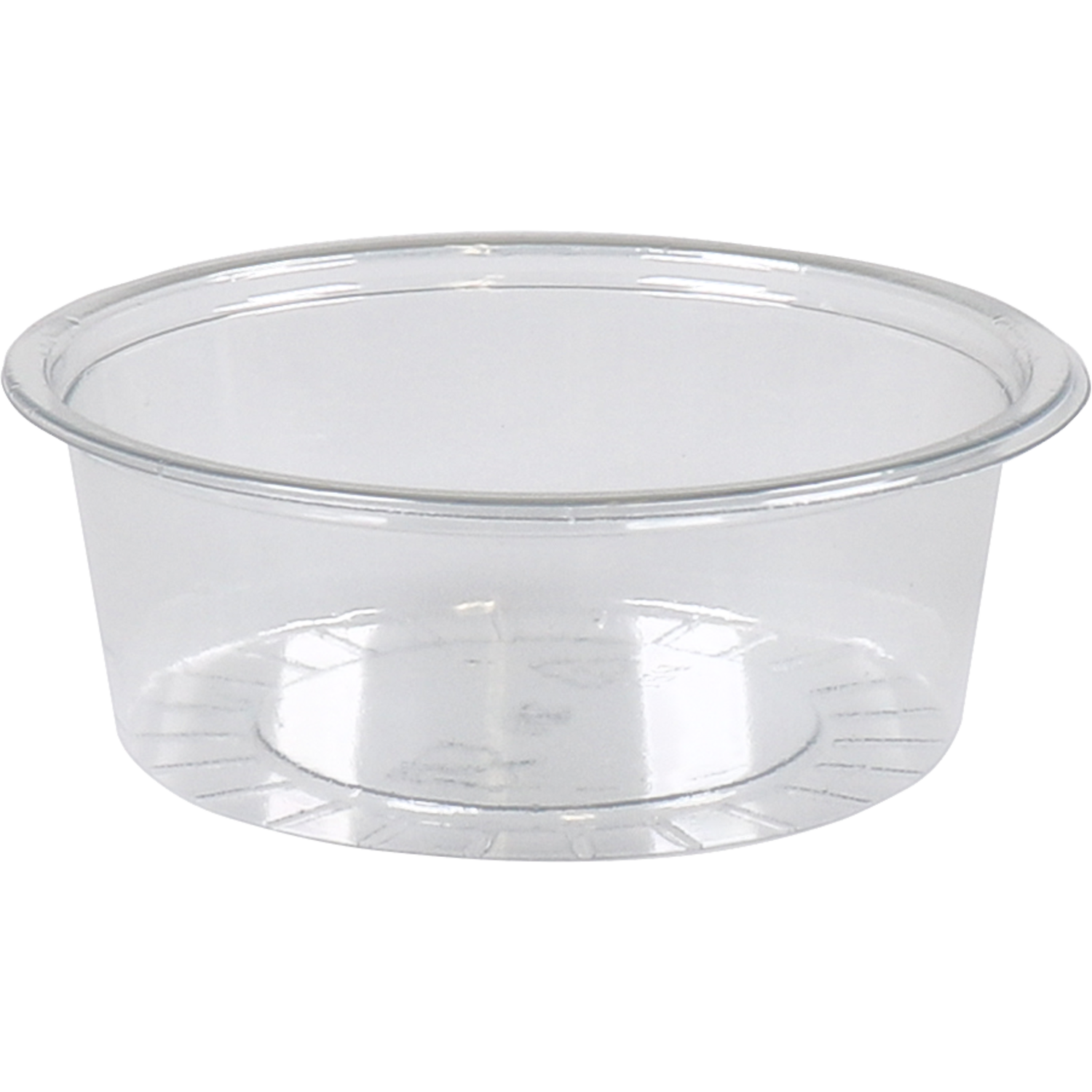 Cup, 80ml, Ø 75mm, gerecycled PET, transparant 1