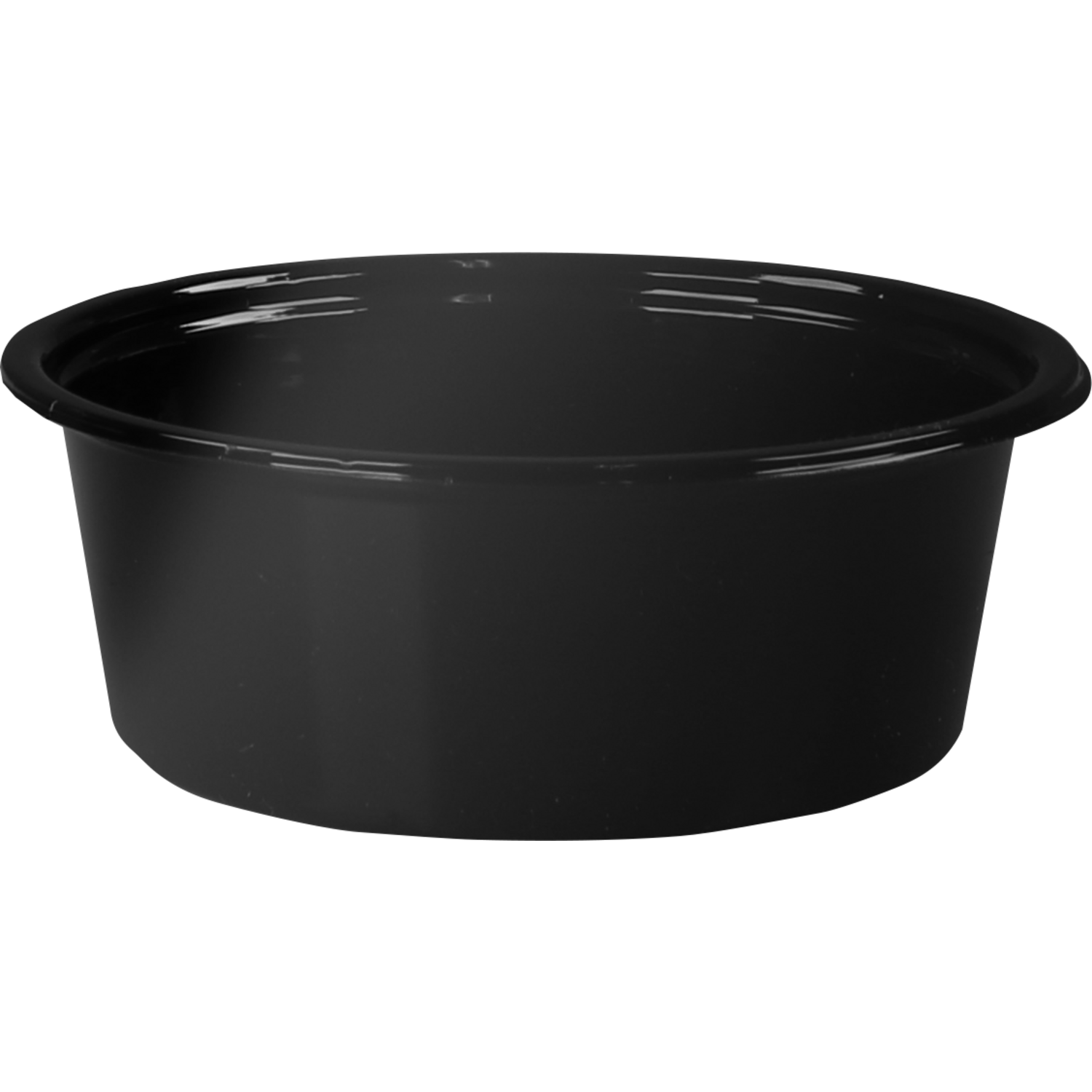 Cup, 80ml, Ø 75mm, gerecycled PET, zwart 1