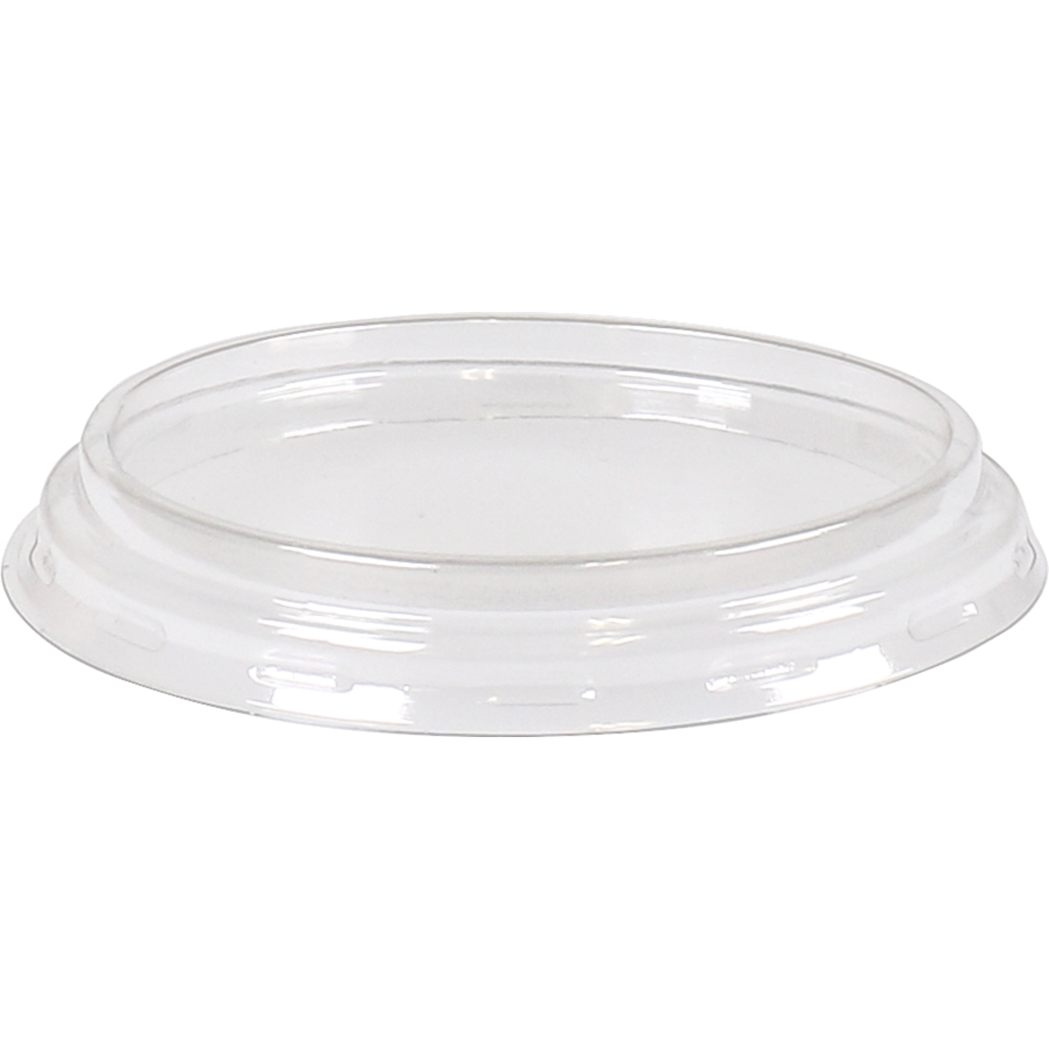 Depa Deksel, sauscup, Gerecycled PET, Ø75mm, transparant 1