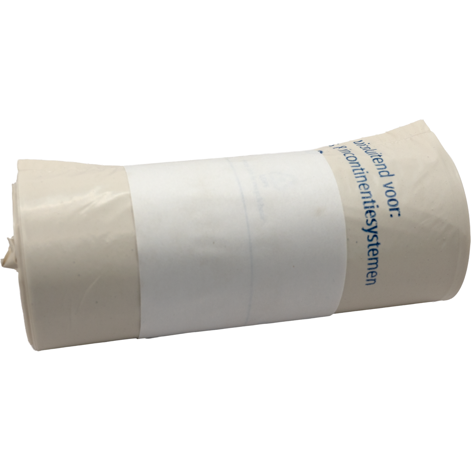 Afvalzak, comfortwaste, Gerecycled LDPE, 60x80cm, T30, wit 3