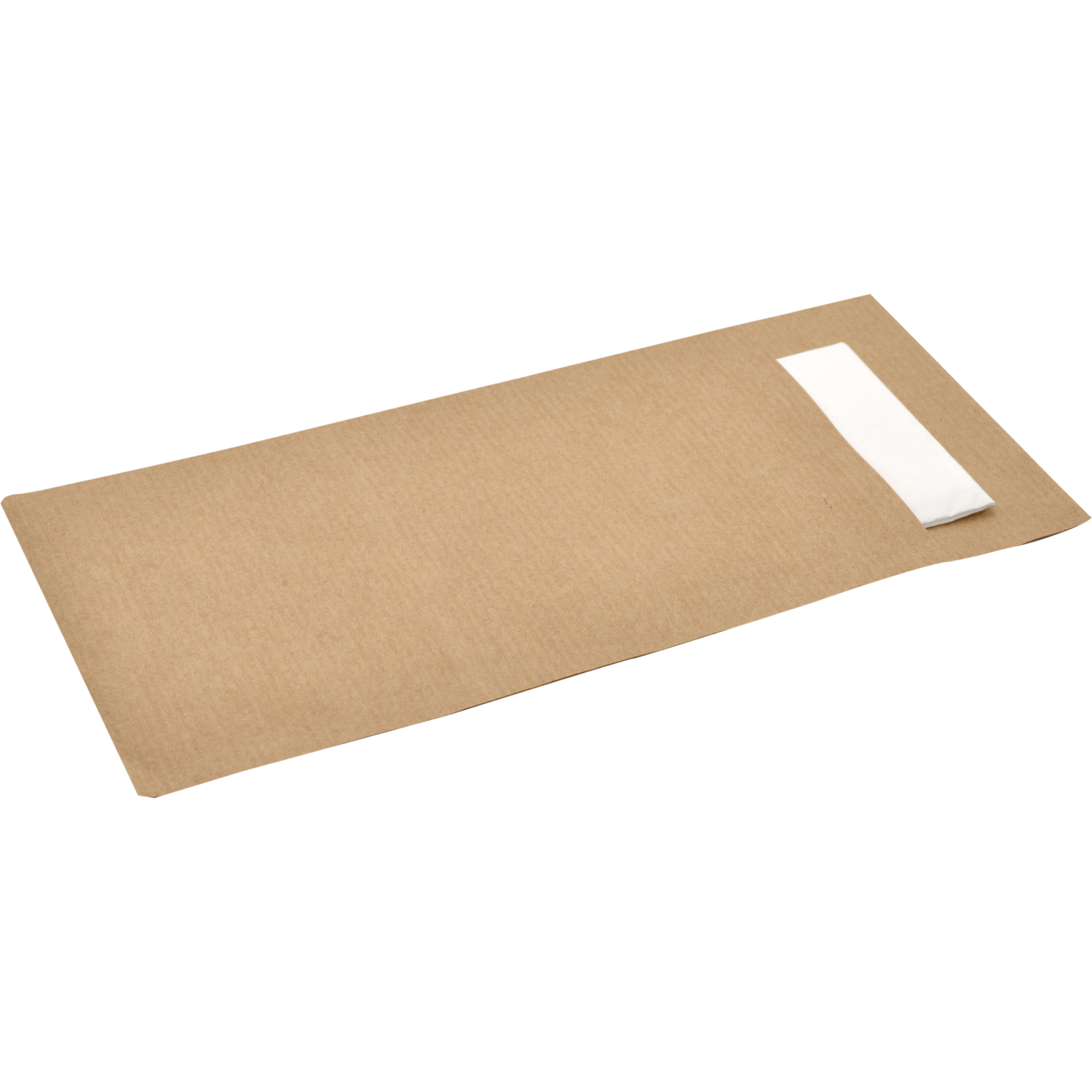 Bestekzak, incl. servet, 2-laags, papier, naturel 1