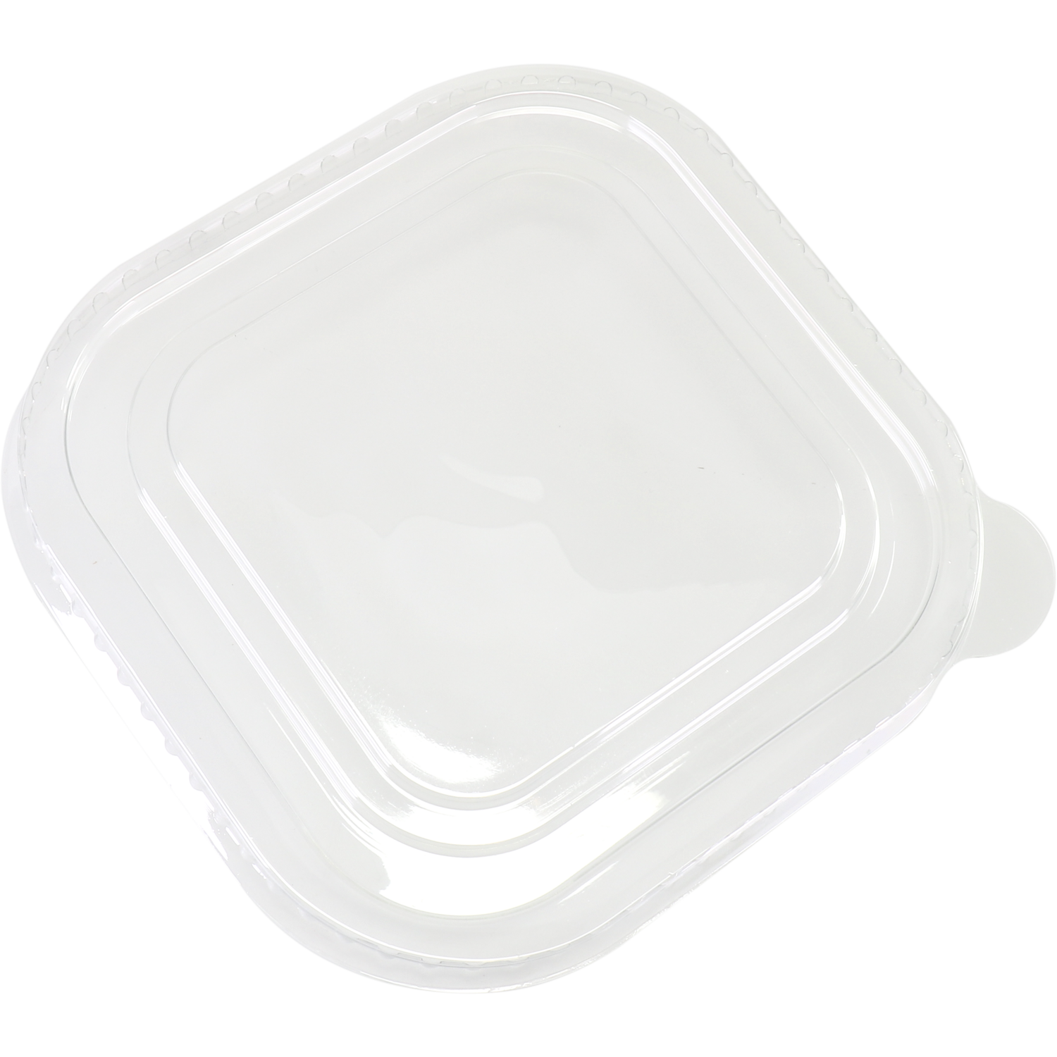 Depa Deksel, saladebak, PET, vierkant, 170x170x transparant 1
