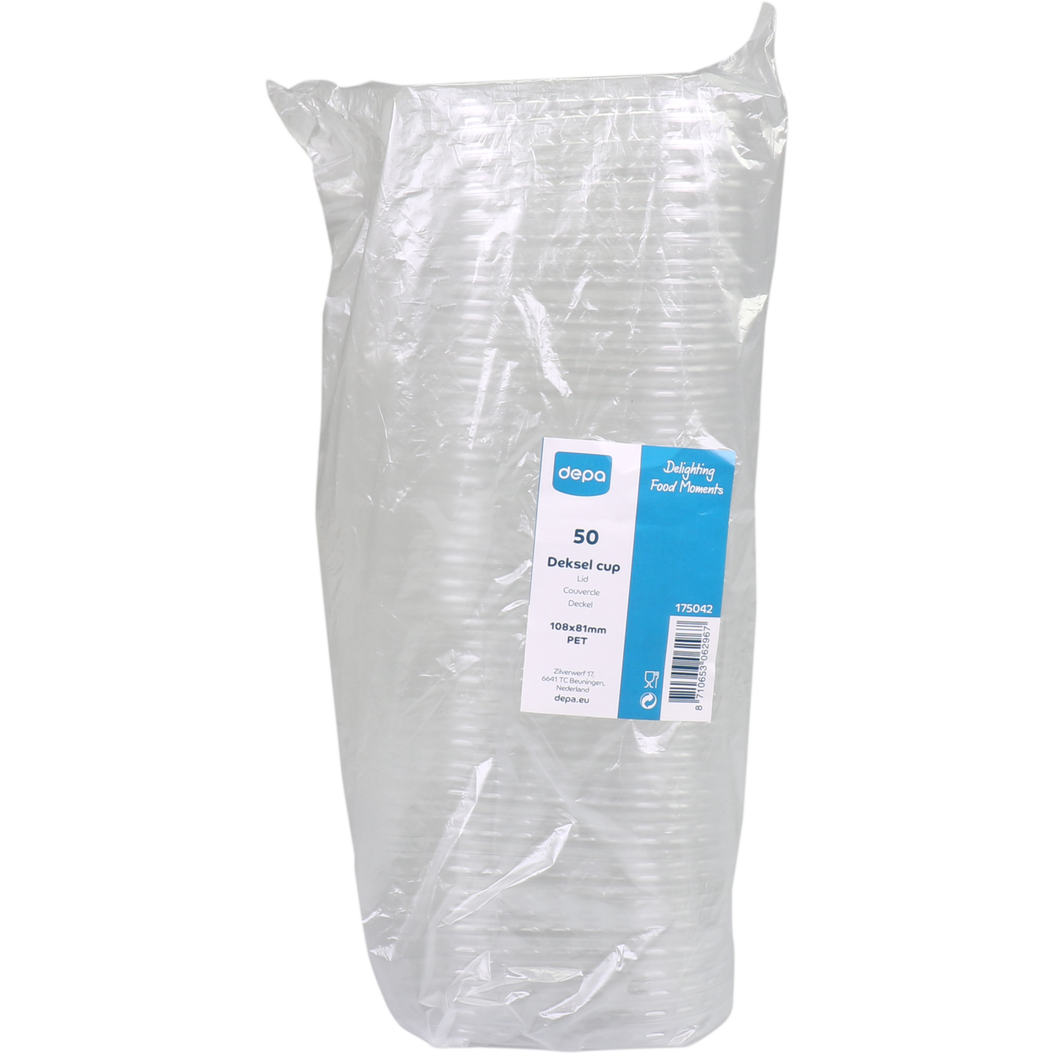 Depa Deksel, PET, 108x81x transparant 3