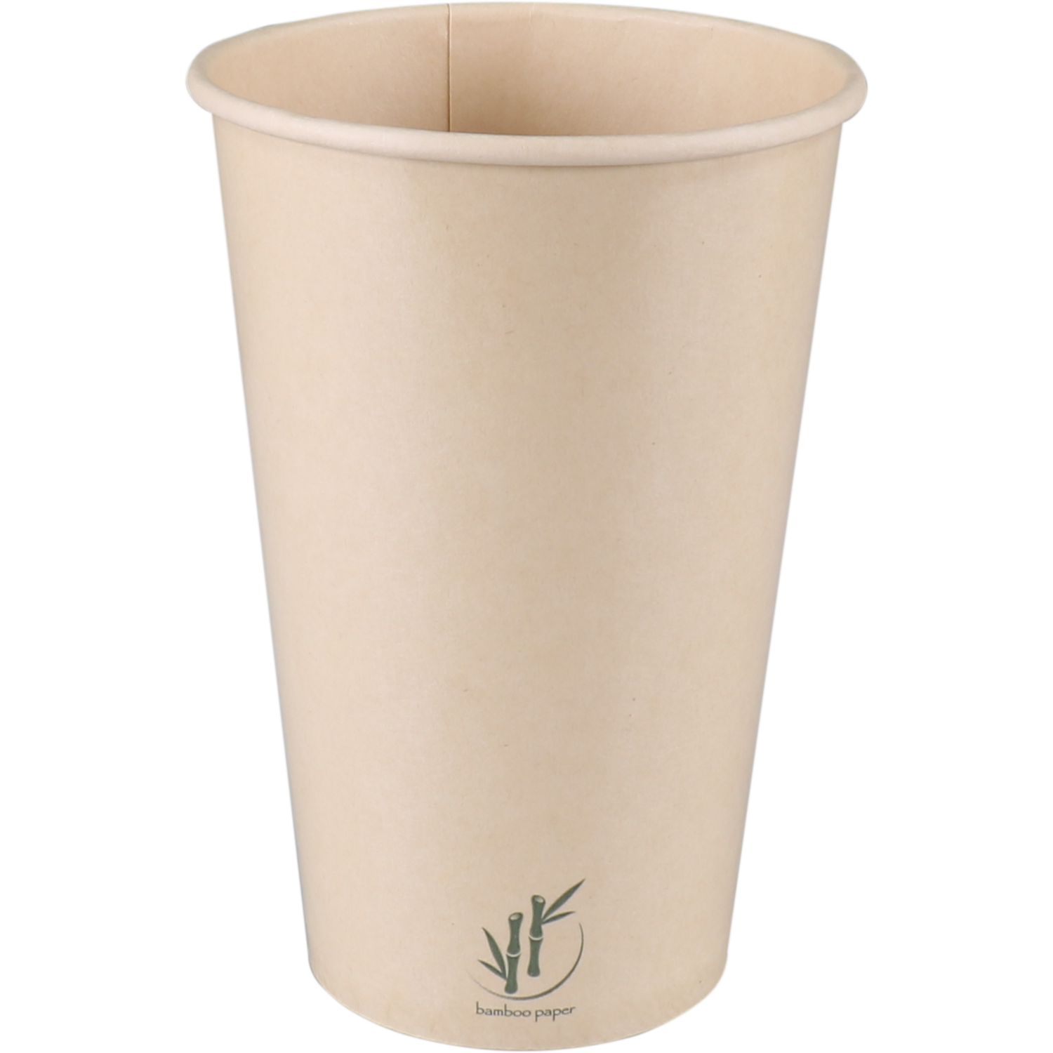 Depa, Milkshakebeker, Bamboepapier + PE, 400ml, 16oz, Ø90mm, lichtbruin 1