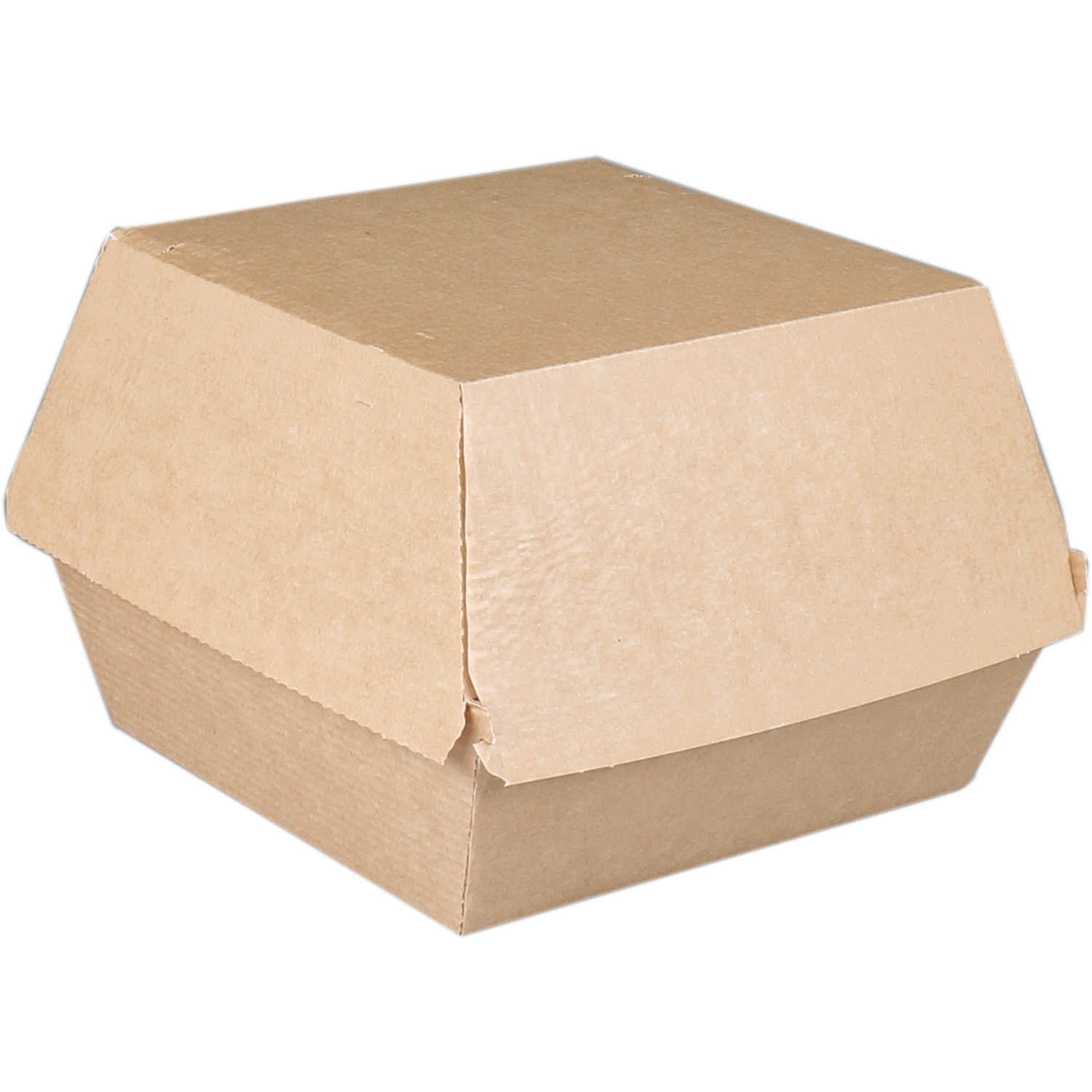 Depa Bak, Ersatzpapier, Golfpapieren snacklijn, hamburgerbox, 120x120x100mm, bruin 1