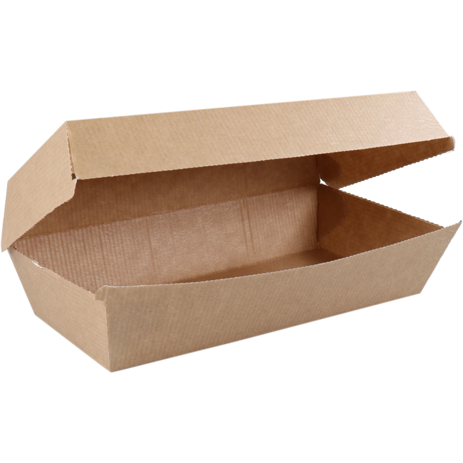 Depa Bak, Ersatzpapier, Golfpapieren snacklijn, sandwichbox, 185x85x38mm, bruin 2