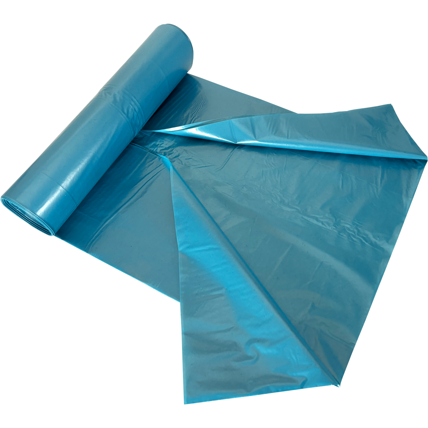 PowerSterko Afvalzak, Gerecycled LDPE, 65/ 25x140cm, T70, blauw 2