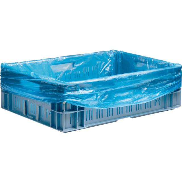 Zak, Kratzak, HDPE, 600/ 2x200x800mm, 8my, blauw 1