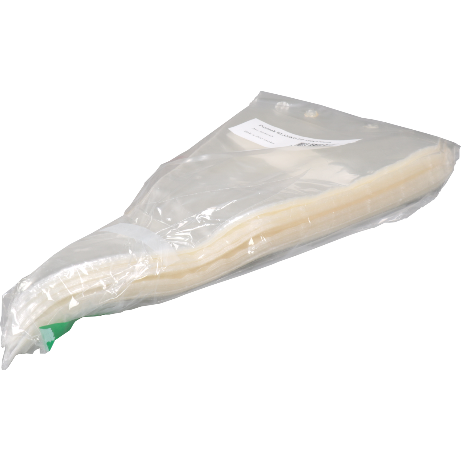 Puntzak, 370x180mm, PP, blanco 4