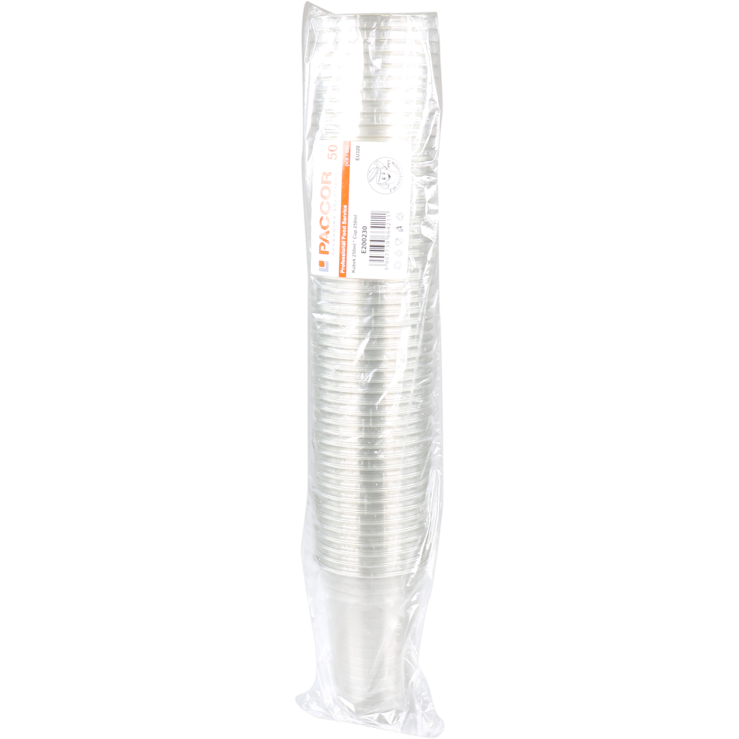 Glas, gerecycled PET, 115mm, 0.25l, transparant 2