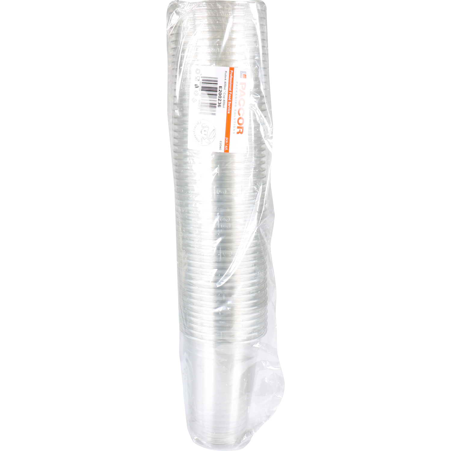 Glas, gerecycled PET, 129mm, 0.4l, transparant 2