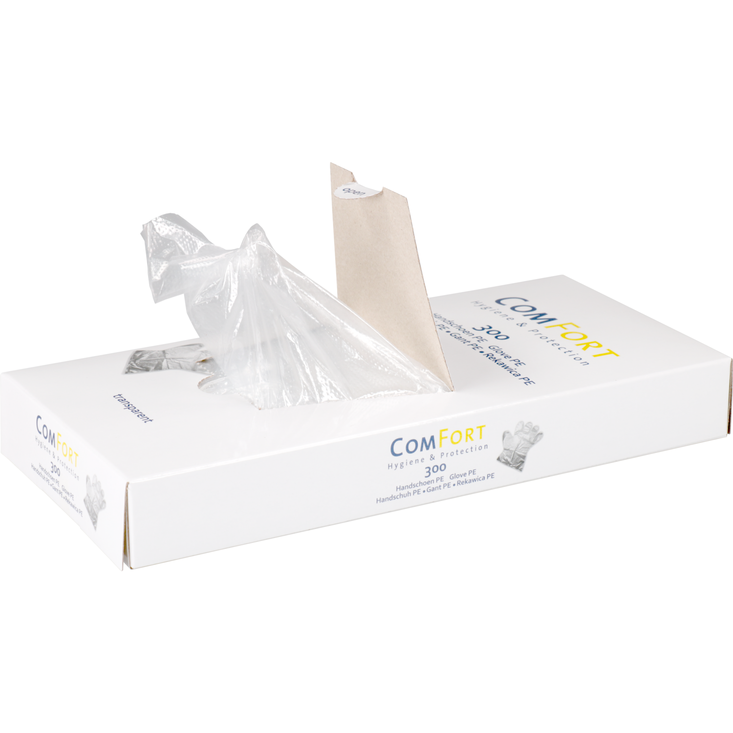 ComFort Handschoen, LDPE, L, transparant 3