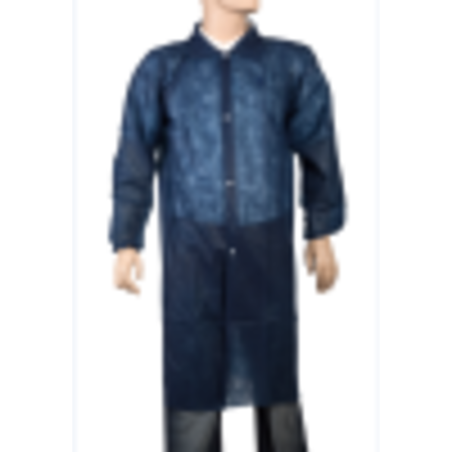 ComFort Bezoekersjas, XL, drukknoop, PP, blauw 1