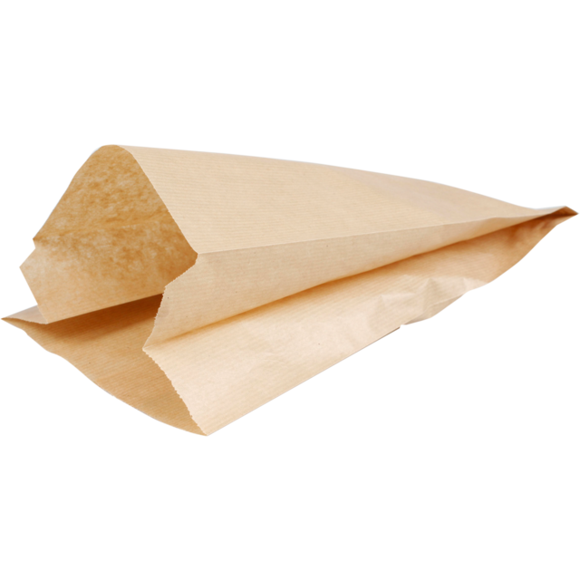 Zak, Brood- en banketzak, Papier, 16/ 5x34cm, bruin 1
