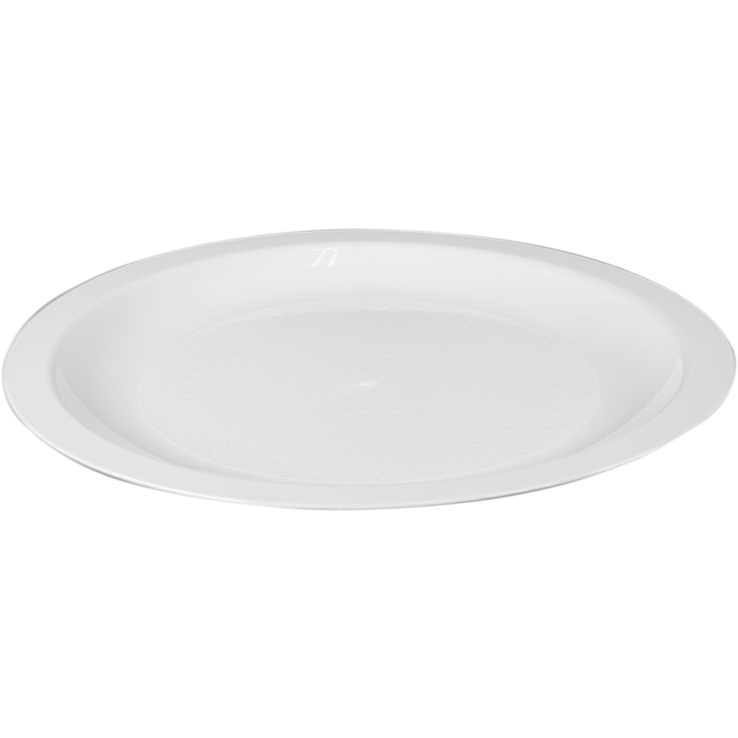 Goldplast Bord, dessertbord, Use & reuse, reusable, rond, 1-vaks, pP, Ø18.5cm, wit 1