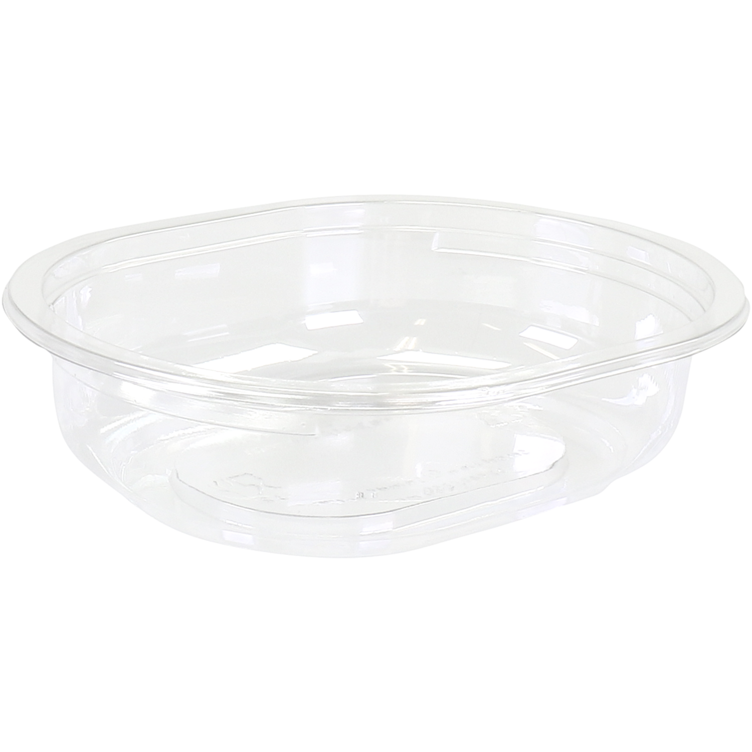 Tray, ovaal, 250ml, 140x110x35mm, PET, transparant 1