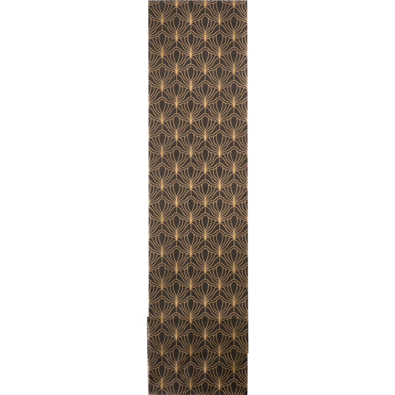 Fleszak, 10x40x8cm, papier, zwart/goud 2