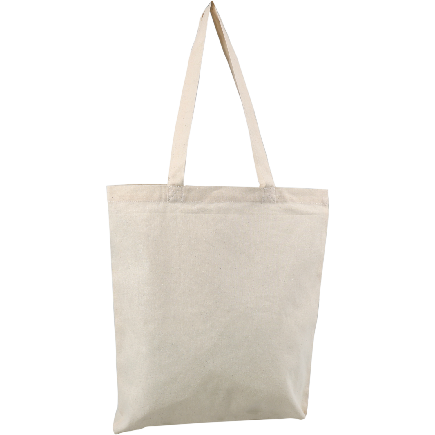 Tas, Katoen, portrait, reusable, 38x42cm, lusdraagtas, naturel 2