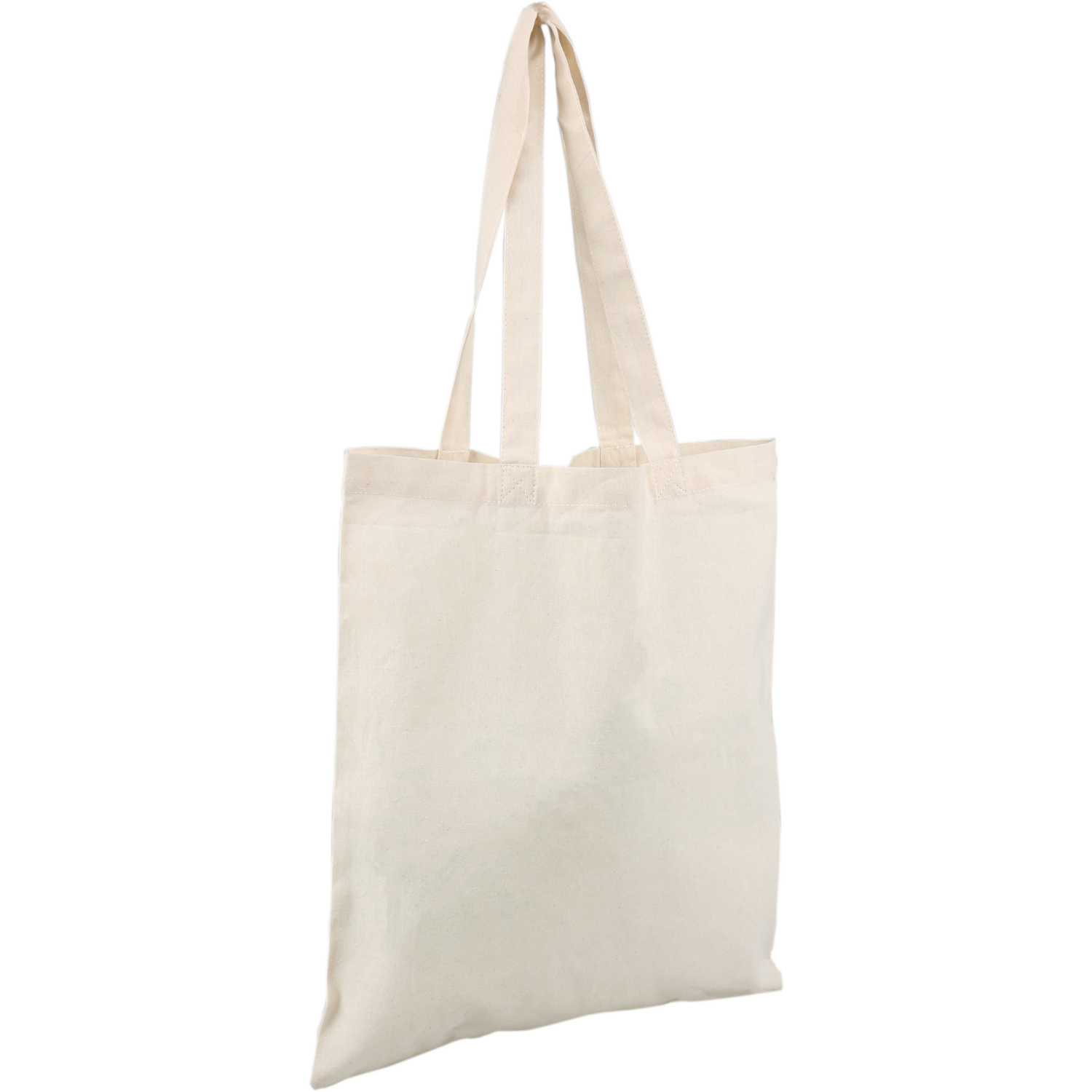 Tas, Katoen, portrait, reusable, 38x42cm, lusdraagtas, naturel 1