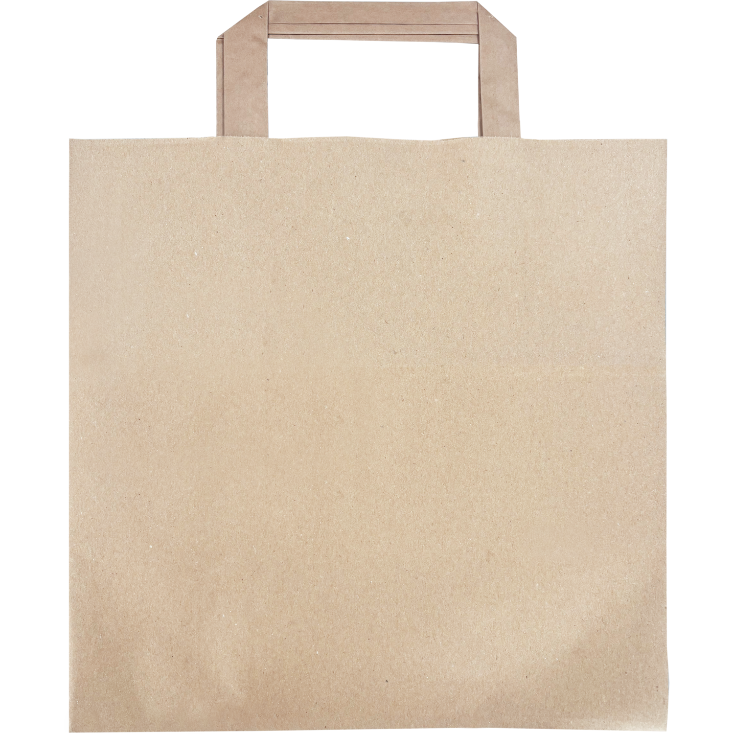 Tas, Papier, platte handgreep, 26x 16x26cm, draagtas, bruin 5