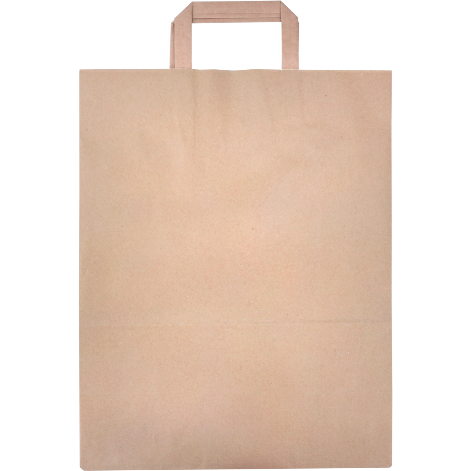 Tas, Papier, platte handgreep, 32x 16x43cm, draagtas, bruin 3
