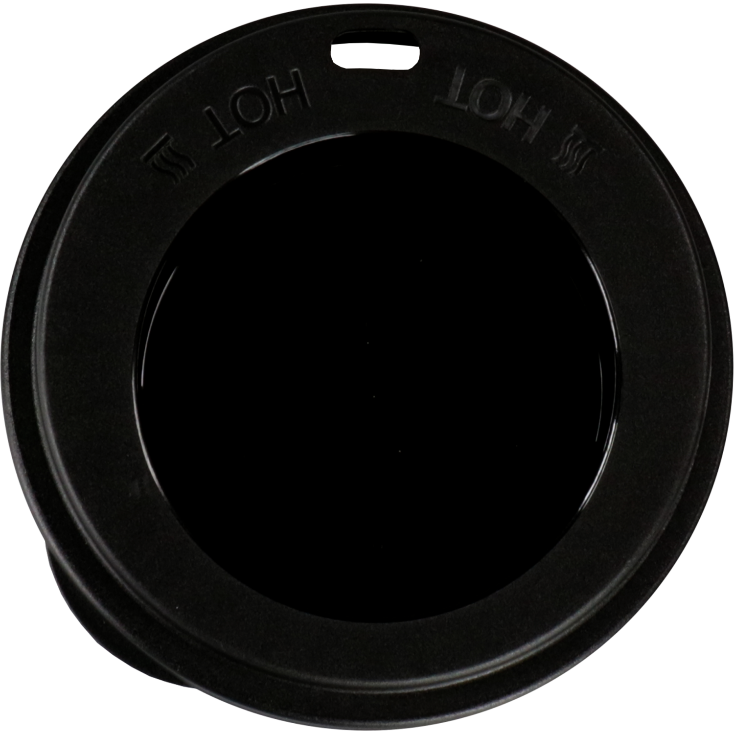Deksel, PP, rond, reusable, Ø90mm, zwart 2
