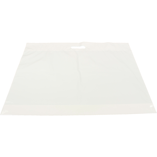 Tas, LDPE, dKT, 65x 5x50cm, draagtas, wit 1