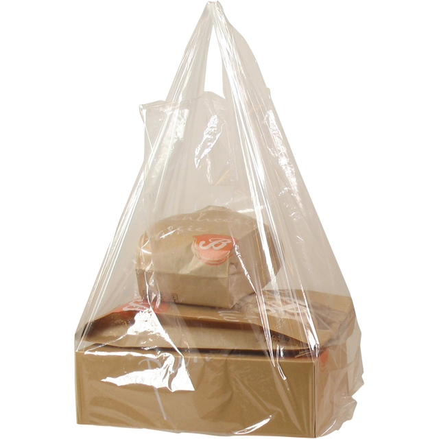 Tas, LDPE, 30x 10x60cm, hemddraagtas, transparant 1