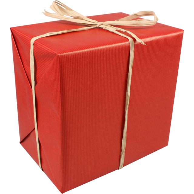 Cadeaupapier, 50cm, 250m, 60gr/m², rood 1